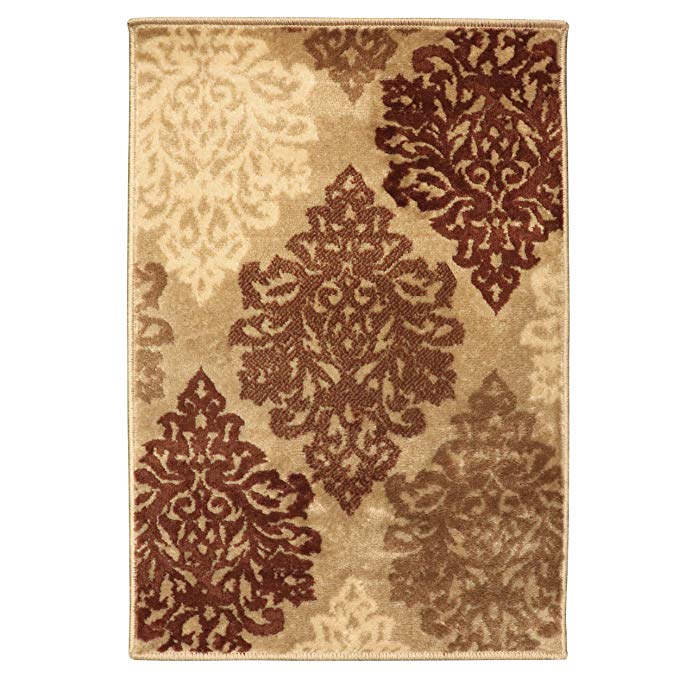 Superior Designer Danvers Area Rug, 3' x 5', Spiced Coral