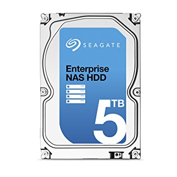 Seagate 5TB Enterprise NAS HDD SATA 6Gb/s 128MB Cache 3.5-Inch Internal Bare Drive (ST5000VN0001)