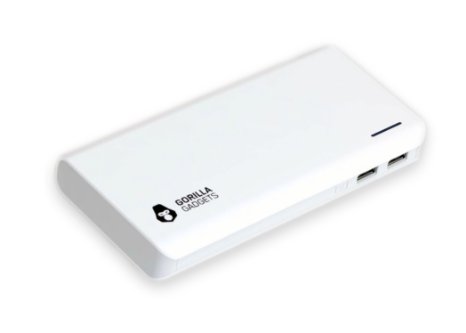 Gorilla Gadgets 20,000 mAh Dual USB Portable Power Bank