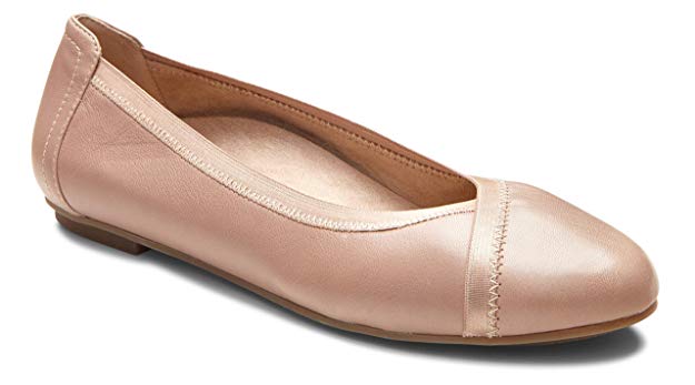 Vionic Women's Spark Caroll Ballet Flat - Ladies Dress Casual Shoes with Concealed Orthotic Arch Support