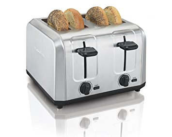 Hamilton Beach 24910 Brushed Stainless Steel 4-Slice Toaster