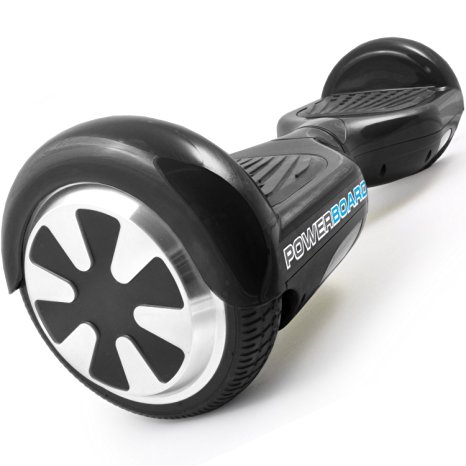 Powerboard by HOVERBOARD - (SAFE UL 2272 CERTIFIED) Black - 2 Wheel Self Balancing Scooter with LED Lights - Hands Free Battery Powered Electric Motor --Personal Transporter - USA Company