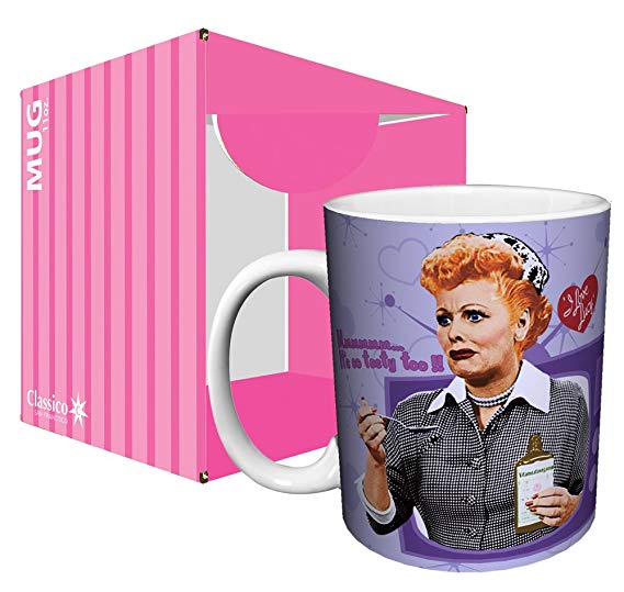 I Love Lucy Vitameatavegamin Classic Comedy TV Television Show Ceramic Boxed Gift Coffee (Tea, Cocoa) 11 Oz. Mug