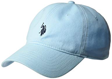 U.S. Polo Assn. Mens Washed Twill Baseball Cap, 100% Cotton, Adjustable Baseball Cap