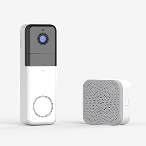 Wyze Wireless Video Doorbell Pro (Chime Included), 1440 HD Video, 1:1 Aspect Ratio: 1:1 Head-to-Toe View, 2-Way Audio, Night Vision