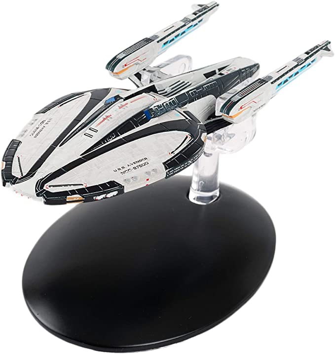 The Official Star Trek Online Starships Collection | Avenger-Class Federation Battlecruiser with Magazine Issue 11 by Eaglemoss Hero Collector