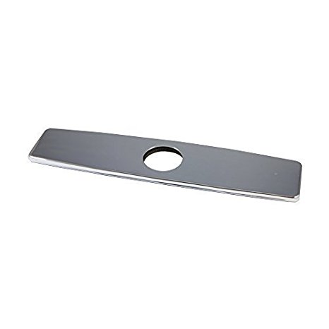 Decor Star PLATE-10C 10" Kitchen Sink Faucet Hole Cover Deck Plate Escutcheon Chrome