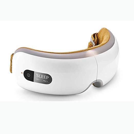 Breo iSee4 Eye Massager Electric Portable Temple Massager with Heating Air Pressure Music Vibration,Wireless Digital Shiatsu Massager for Dry Eye Eyestrain Fatigue Relief,Warmful Gift Choice