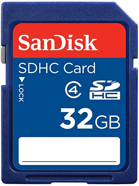 SanDisk 32GB SDHC Flash Memory Card (SDSDB-032G-B35) (Label May Change)