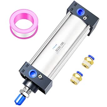 TAILONZ PNEUMATIC Air Cylinder SC 32 X 150 Bore: 32mm Stroke: 150mm Screwed Piston Rod Dual Action