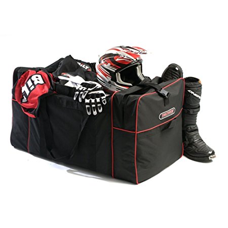 TRACKSIDE Max Capacity Gear Bag - Black/Red