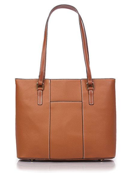 Korvara Pebbled Tote Bag - Premium Vegan Leather Shoulder Handbag for Women