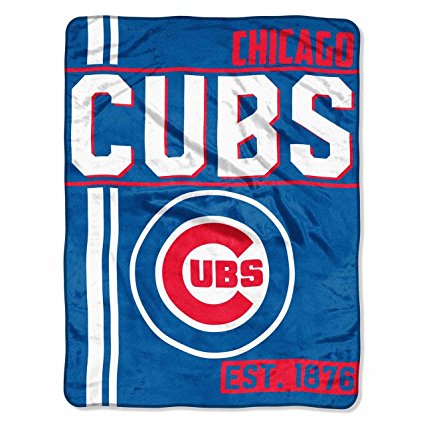 MLB Chicago Cubs Super Plush Throw Blanket (D132)