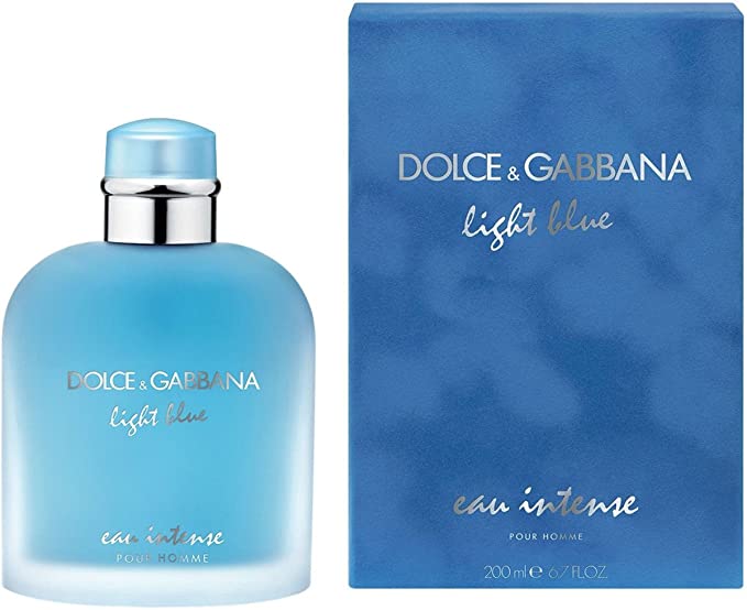 Dolce & Gabbana Light Blue Intense Eau de Parfum Spray – 200 ml (0730870273630)