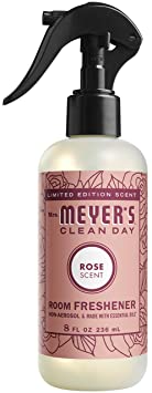 Mrs. Meyer’s Clean Day Room Freshener, Rose Scent, 8 ounce spray bottle (Pack - 1)