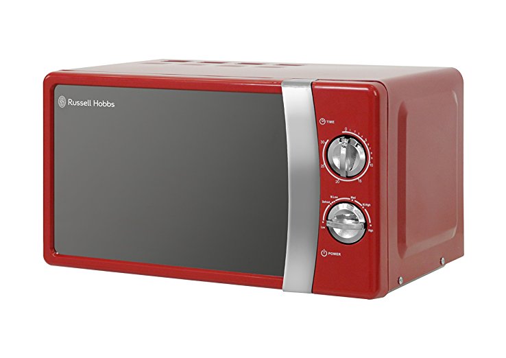 Russell Hobbs RHMM701R 17L Manual 700w Solo Microwave Red