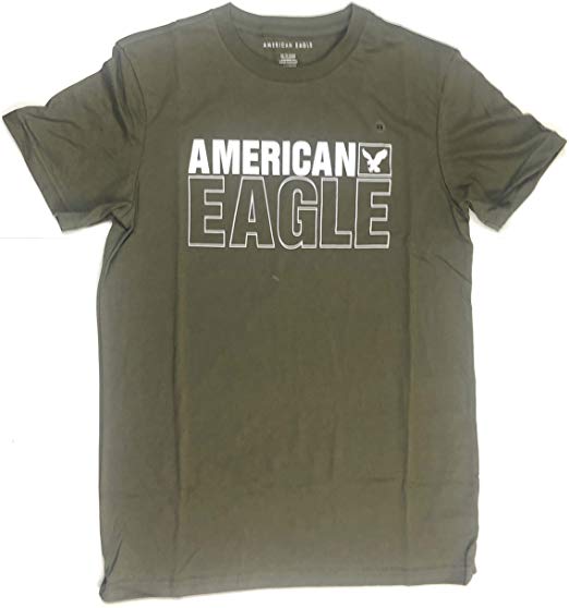 American Eagle AE Logo Crew and V Neck