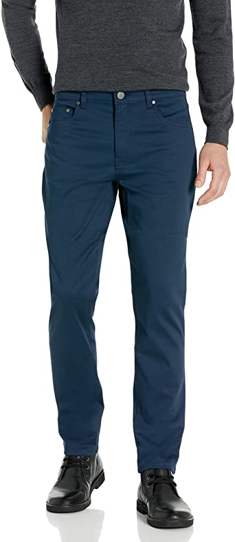 Buttoned Down Men's Straight-Fit 5-Pocket Easy Care Stretch Twill Chino Pant