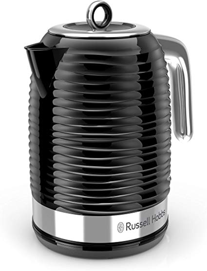 Russell Hobbs KE4200BR Coventry Electric Tea Kettle, 1.7L, Black