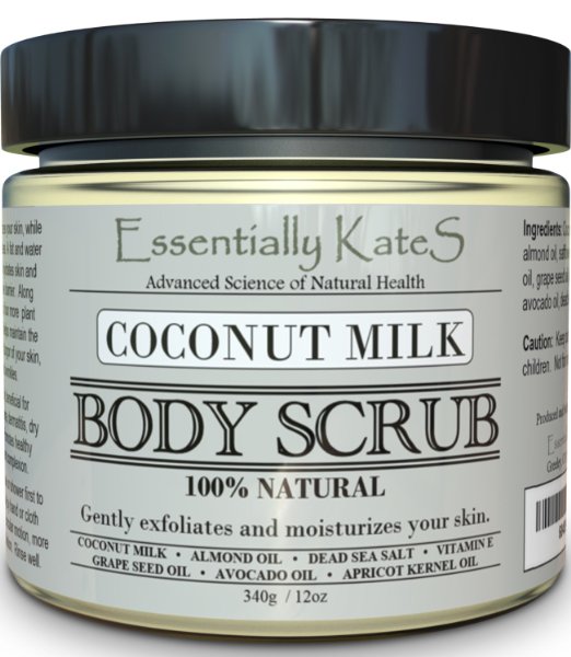 All Natural Coconut Milk Body Scrub by Essentially KateS