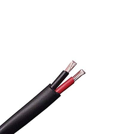 C&E CNE78380 Direct Burial Audio Cable 16 Awg/2 Conductor, 500-Feet, Pull Box, Black