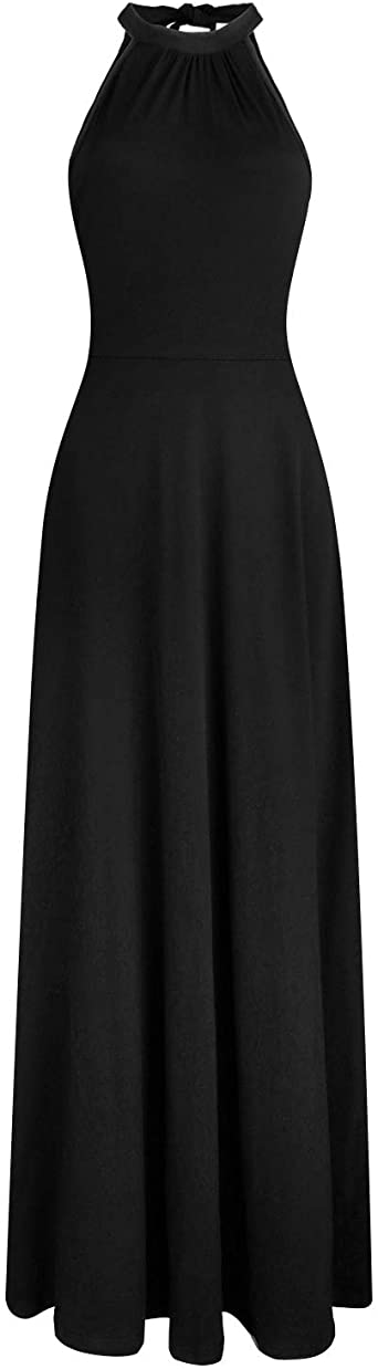 STYLEWORD Women's Maxi Long Dress Summer Sleeveless Off Shoulder Casual Dresses
