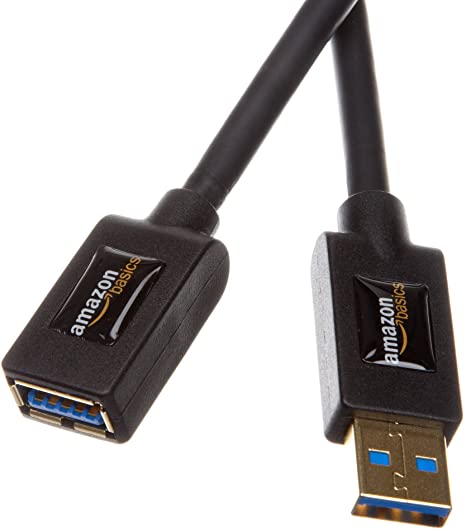 AmazonBasics USB 3.0 Extension Cable - A-Male to A-Female - 3.3 Feet (1 Meter), 10-Pack