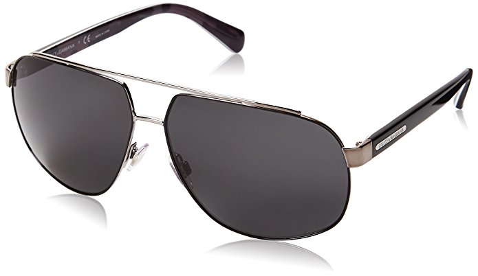 D&G Dolce & Gabbana Men's Mimetic Oval Sunglasses