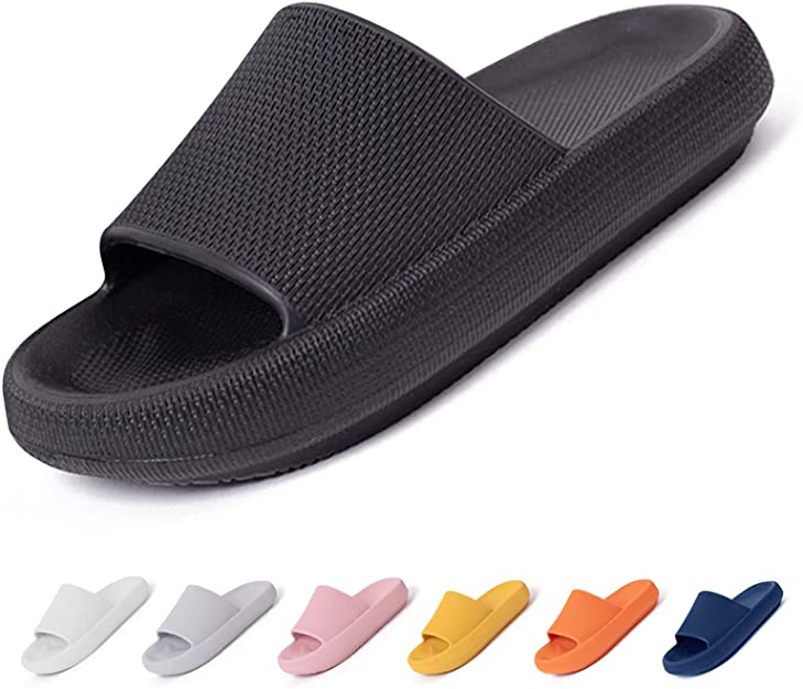 Super Soft Slippers Women Men Flip Flop Home Non-Slip Light Weight Thick Soled Shoes Quick-Drying Bathroom Flat Shower Sandals