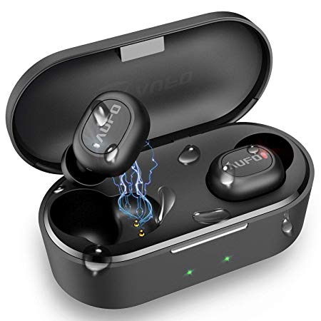 Wireless Earbuds Bluetooth 5.0 Headphones TWS True Wireless Stereo IPX7 Waterproof in-Ear Wireless Charging Case Built-in Mic Sound with Deep Bass for Running Sport