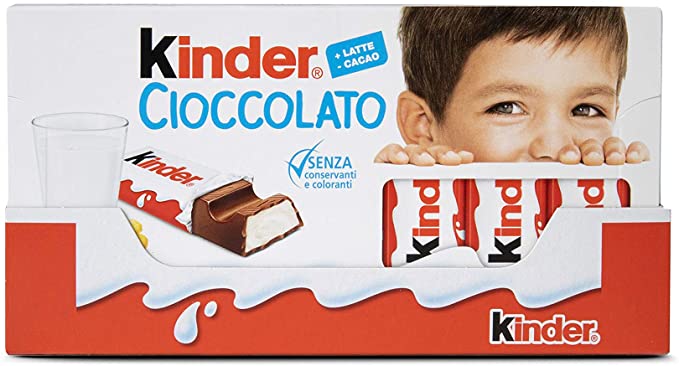Kinder Chocolate Small Bars, 8 Bars