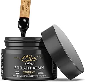 Organic Shilajit Supplement, Naturals Shilajit Pure Resin 30g