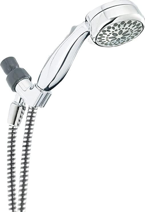 Delta Faucet 7-Spray Touch-Clean Hand Held Shower Head with Hose, Chrome 75700