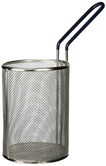 Tablecraft 985 Round Pasta Basket, 5-1/4 by 7-Inch, Stainless Steel