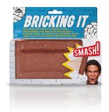 NPW W16857 Fake Foam Brick with Impact Activated Sound Rust