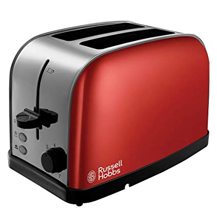 Russell Hobbs 18781 Dorchester 2-Slice Toaster, Red