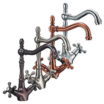 FREUER Bellissimo Collection: Classic Kitchen / Wet Bar Sink Faucet, Brushed Nickel