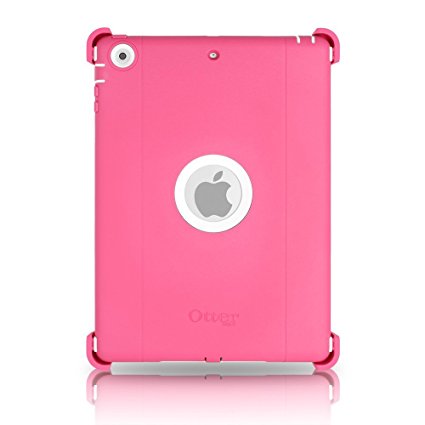 OtterBox 77-28035 Defender Series Case with Stand for Apple iPad Air - Retail Packaging - Papaya - Peony Pink / White