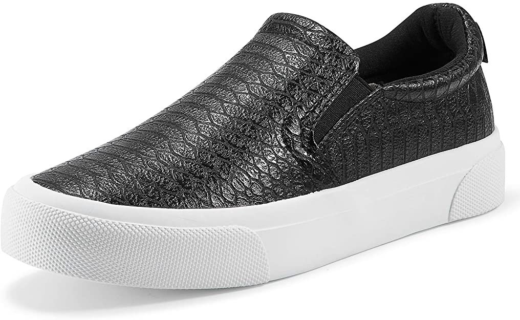 JENN ARDOR Women’s Fashion Sneakers Classic Slip on Flats Comfortable Walking Sports Casual Shoes