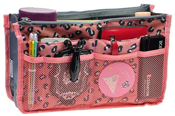 Vercord Purse Organizer,Insert Handbag Organizer Bag in Bag (13 Pockets 30 Colors 3 Size)