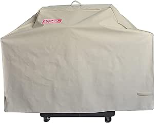62" Heavy Duty Waterproof Gas Grill Cover fits Weber Char-Broil Coleman Gas Grill-Beige