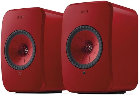 KEF LSX II Wireless HiFi Speaker System (Lava Red)