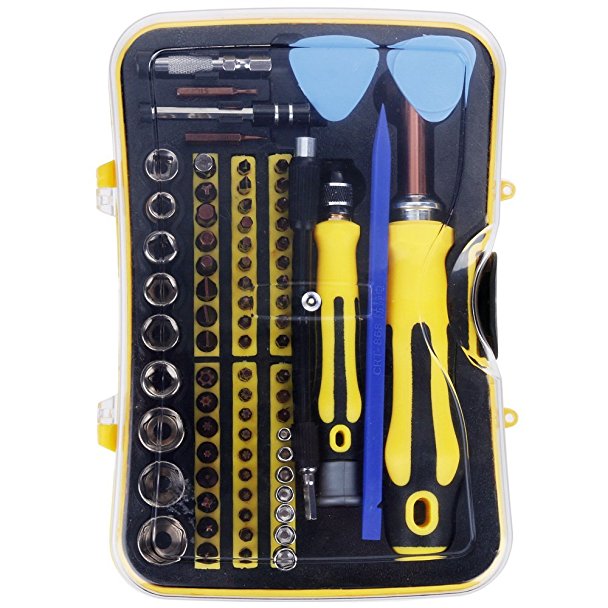 Vastar 76 in 1 Precision Screwdriver Set with 67 Bit Magnetic Driver Kit Repair Tool Kit