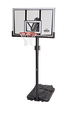 Lifetime 90061 Portable Basketball System, 52 Inch Shatterproof Backboard