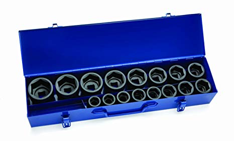 Williams 38901 17-Piece 3/4-Inch Drive Shallow 6 Point Socket Set