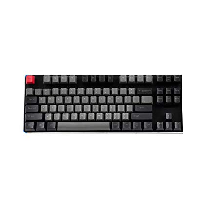 NPKC Black Gray Mixed Dolch Thick PBT 104 87 61 Keycaps OEM Profile Key caps MX Mechanical Keyboard (87 Top Print)