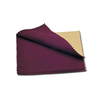 10x10 Rouge Jewelry Polishing Cloth (Double Side Jeweler Silver and Gold Rouge)