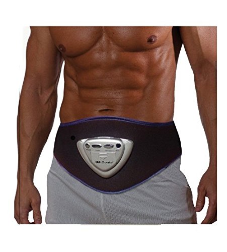 Z-COMFORT Abtransform turbo belt transform fda cleared pro toning kit muscle stimulator tightens, strengthens abs in days, Black