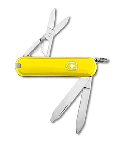 Victorinox Swiss Army Classic SD Pocket Knife (YELLOW)