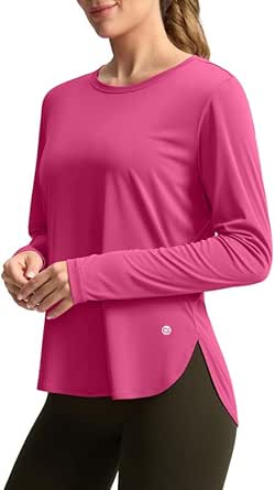 Women's Sun Shirts UPF 50  Long Sleeve UV Protection Shirt Lightweight Quick Dry Workout Hiking Tops for Women